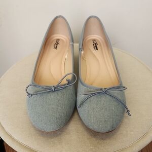 Spring Slip Ons -- Light Blue